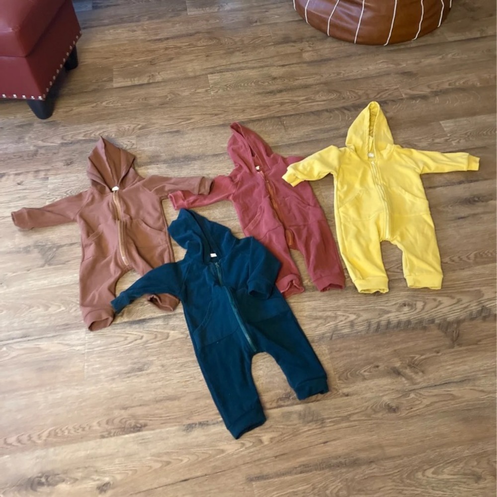 Soft one piece jumpsuits for baby’s 6-12 months